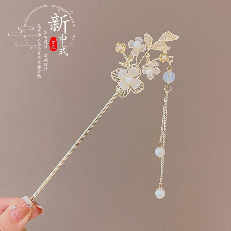 Wholesale Ancient Style Step By Step New Chinese Style Sandalwood Hairpin